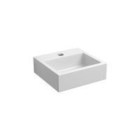 Clou Flush 1 Toiletfontein Met Kraangat En Plug Wit Keramiek 28x27x9cm