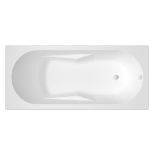 Ligbad Riho Lazy 180x80 cm Bedieningsknop Midden Wit Glanzend  Ligbad Riho Lazy 180x80 cm Bedieningsknop Midden Wit Glanzend