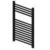 Radiator Boss & Wessing Wingrave 80x60 cm Mat Zwart Zij-Onderaansluiting (517 Watt)
