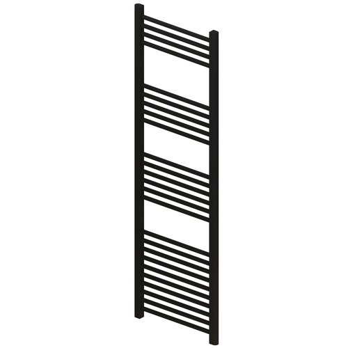 Radiator Boss & Wessing Wingrave 160x40 cm Mat Zwart Zij-Onderaansluiting (669 Watt) 