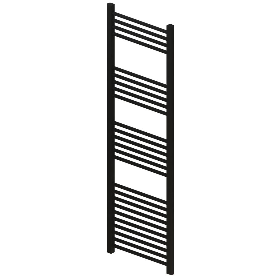 Radiator Boss & Wessing Wingrave 160x40 cm Mat Zwart Zij-Onderaansluiting (669 Watt)