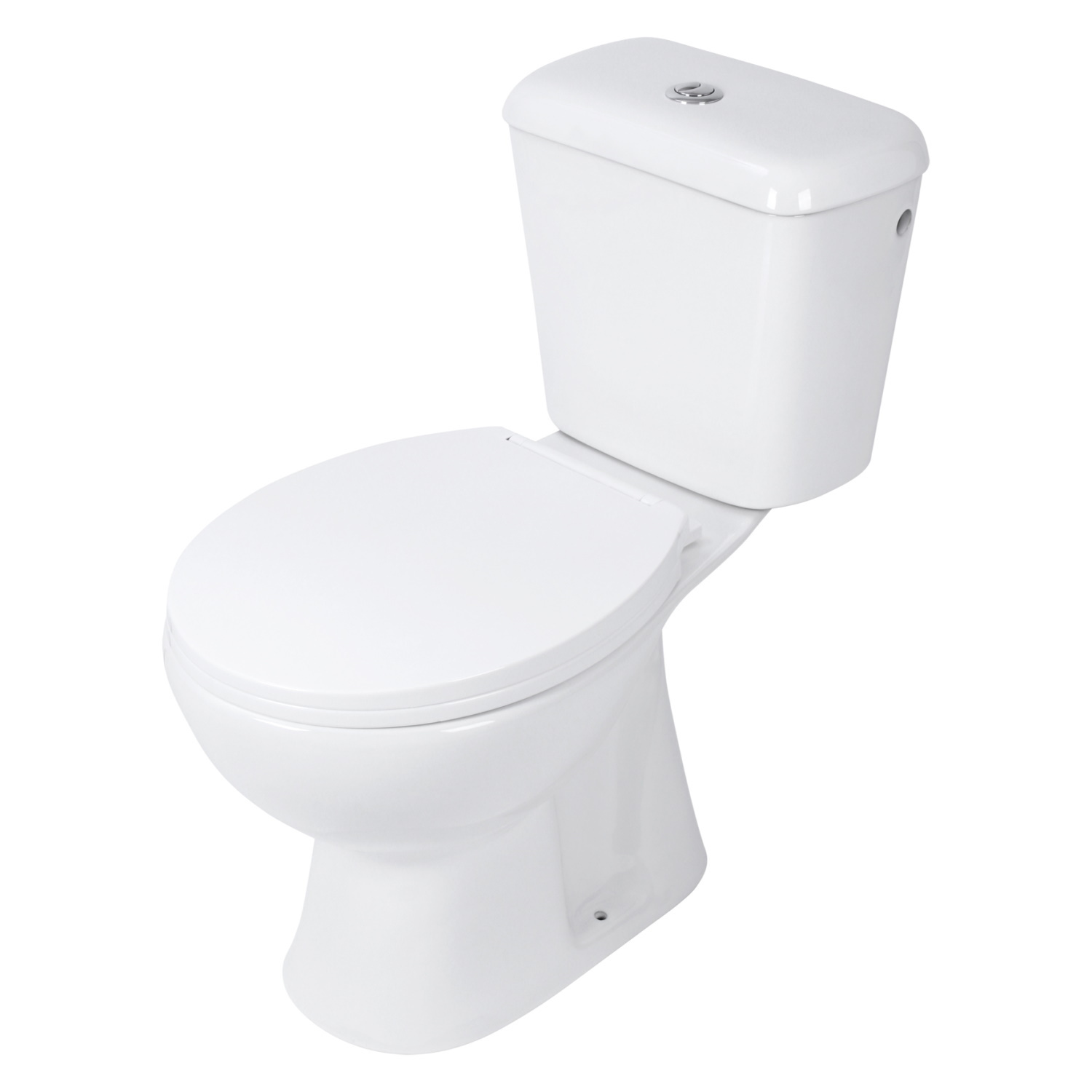 Aanpassingsvermogen dorst communicatie Toiletpot Differnz Staand Met AO Uitgang Inclusief Toiletbril Wit -  Megadump Tiel