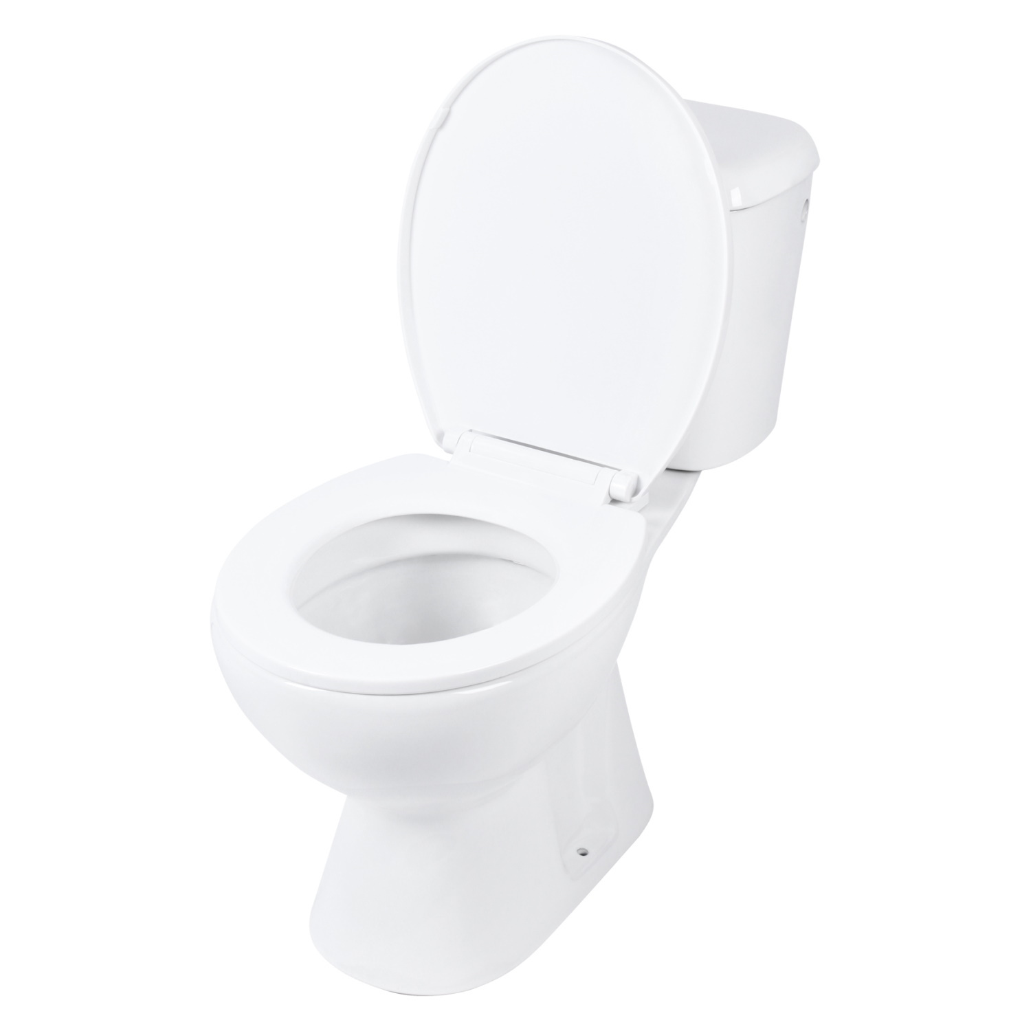 Toiletpot Staand Met AO Inclusief Toiletbril Wit - Megadump