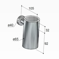 Bekerhouder Hotbath Cobber (15 Verschillende Kleuren)