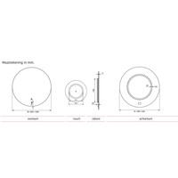 Ronde Badkamerspiegel Xenz Salo met Rondom Ledverlichting 40 cm