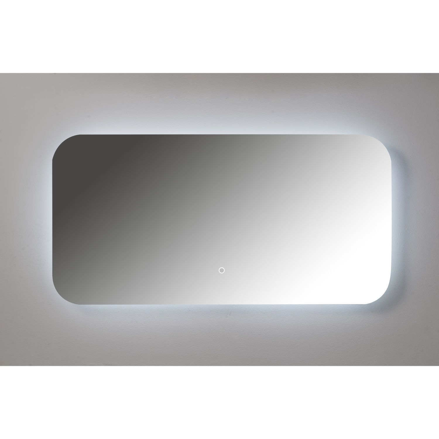 XenZ Badkamerspiegel Limone 100x50 cm met Ledverlichting en Spiegelverwarming