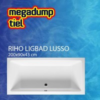 Ligbad Lusso 200X90X47,5 Cm Wit