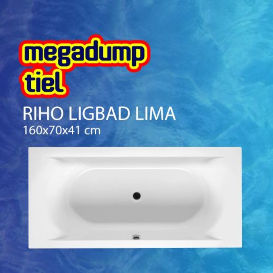 Ligbad Lima 160X70X41 Cm Wit