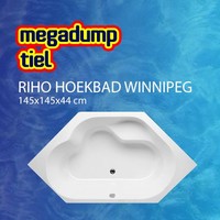 Hoekbad Winnipeg 145X145X44 Cm Wit