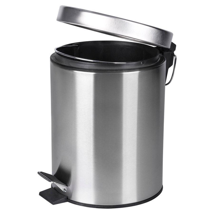 Pedaalemmer Differnz Soft Close Deksel 5 Liter Mat Chroom