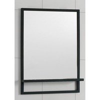 Badkamerspiegel Casajoy 55x70cm met Planchet Zwart