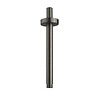 Wiesbaden Douche-Arm Wiesbaden Luxe Rond Plafondbevestiging 20 cm Gunmetal