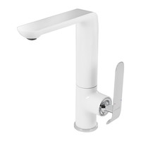 Keukenmengkraan Boss & Wessing Bloom Wit Chroom