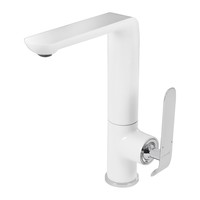 Keukenmengkraan Boss & Wessing Bloom Wit Chroom