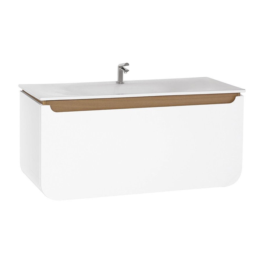 Badkamermeubel Boss & Wessing Pion 119,5x52,5x85cm Wit