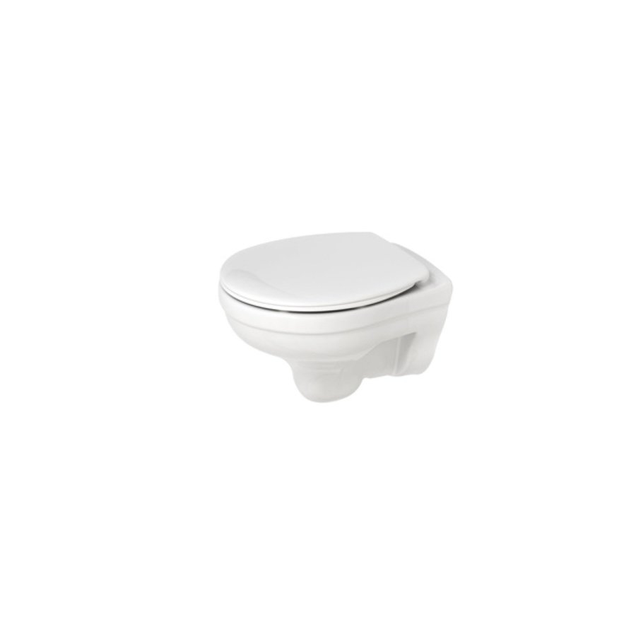 Wandcloset Plieger Basic Rimfree Diepspoel Met Toiletzitting Softclose Wit