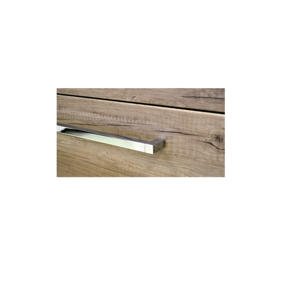 Onderkast Sanicare Q12 Twee Laden Chromen Greep Soft-Close 120x45 cm Belluno-Eiken