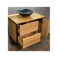 Badkamermeubel Casajoy Wood 80x48x55 cm Eiken