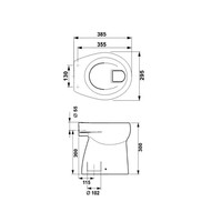 Kindertoilet Plieger Vlakspoel Brussel Wit