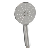 Inbouw Regendouche Set Brauer Brushed Edition Wanduitloop Ronde Hoofddouche 20 cm Met Handdouche 3 Standen en Glijstang RVS Look