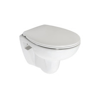 Plieger Wandtoiletpack Diepspoel met Soft close Toiletbril Met Deksel Wit