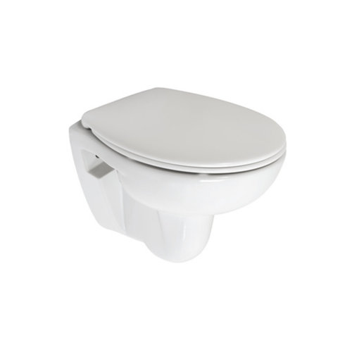 Plieger Wandtoiletpack Diepspoel met Soft close Toiletbril Met Deksel Wit 