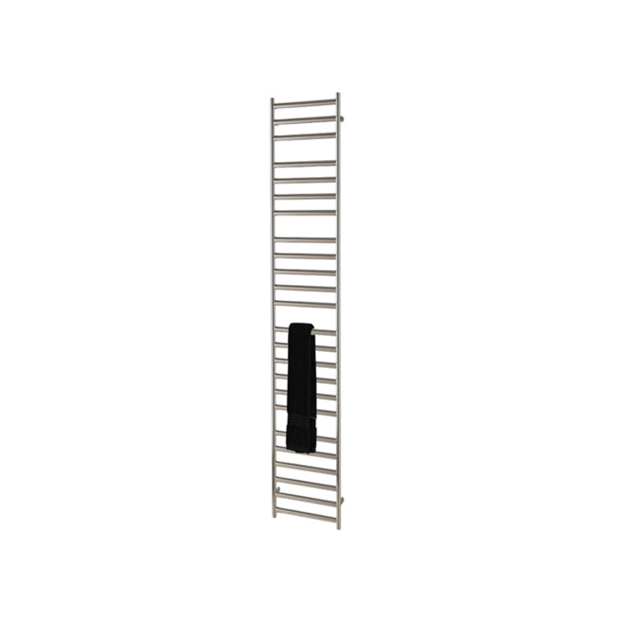 EH Design Radiator Athena 35x160 cm Geborsteld RVS Chroom