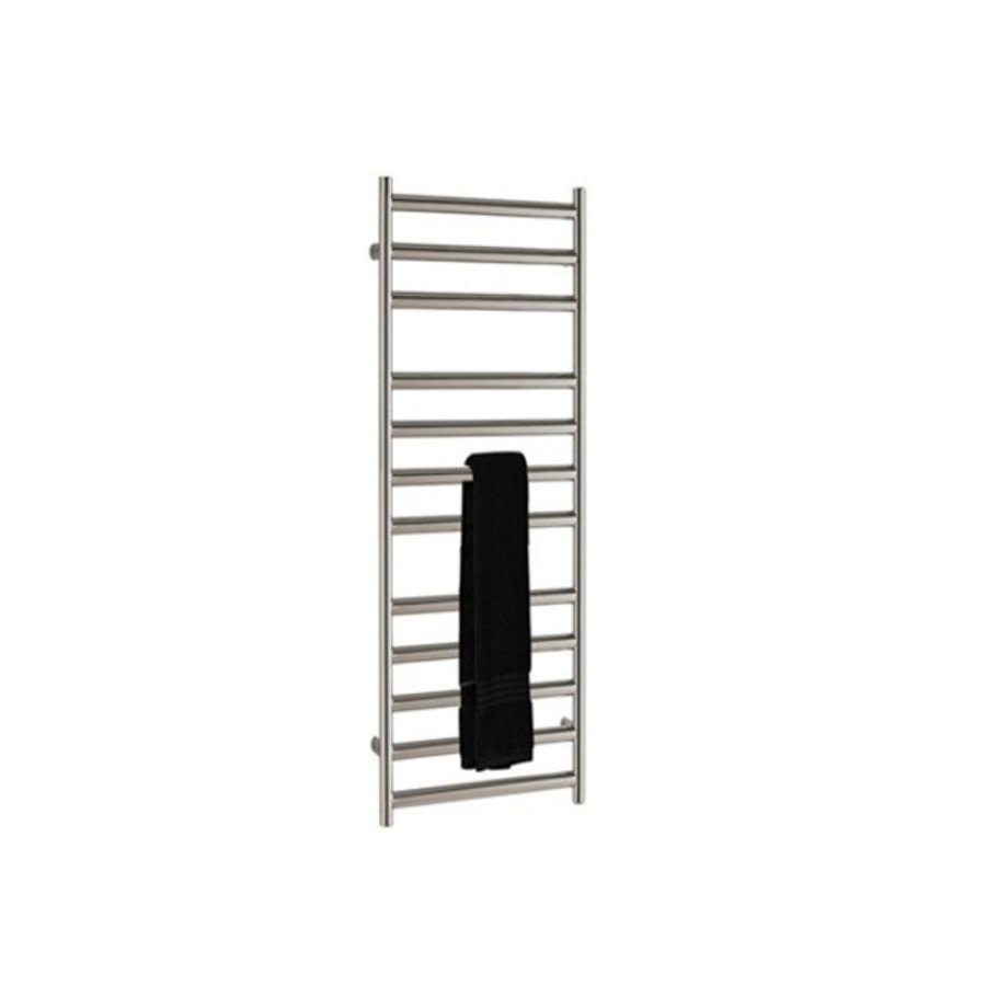 EH Design Radiator Athena Met Digitale Thermosstaat 50x80 cm Geborsteld RVS Chroom