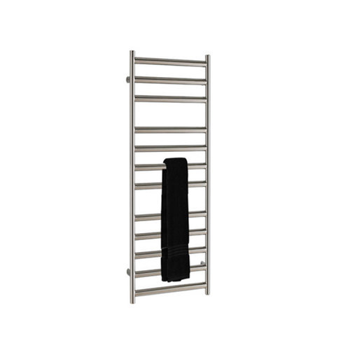 EH Design Radiator Athena Met Digitale Thermosstaat 50x120 cm Geborsteld RVS Chroom 