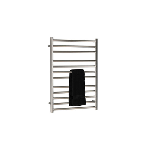 EH Design Radiator Athena Met Digitale Thermosstaat 60x80 cm Geborsteld RVS Chroom 