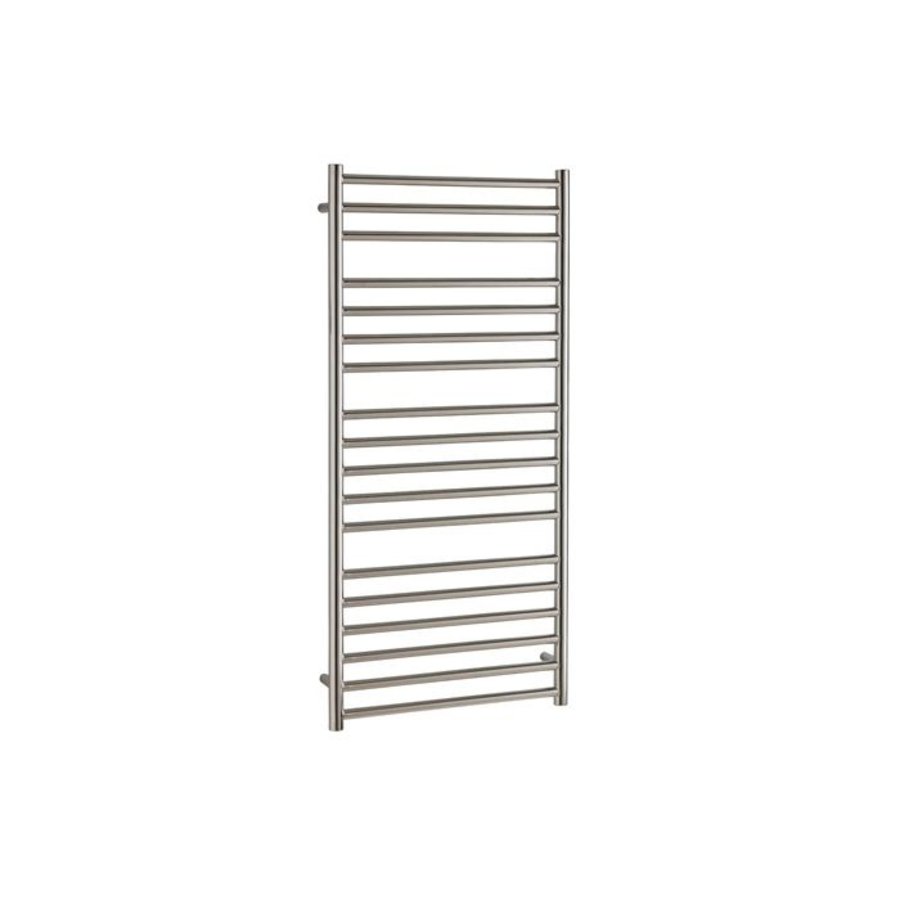 EH Design Radiator Athena Met Digitale Thermosstaat 60x140 cm Geborsteld RVS Chroom