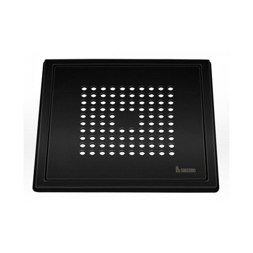 Smedbo Afvoerrooster Outline 20x20 cm RVS Zwart 