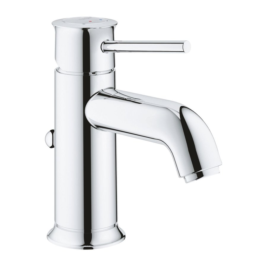 Wastafelkraan Grohe Start Classic 1-gats S-size met Waste Chroom