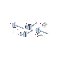 Smedbo Vergrootspiegel Draaibaar Diameter 20 cm Messing Mat Zwart