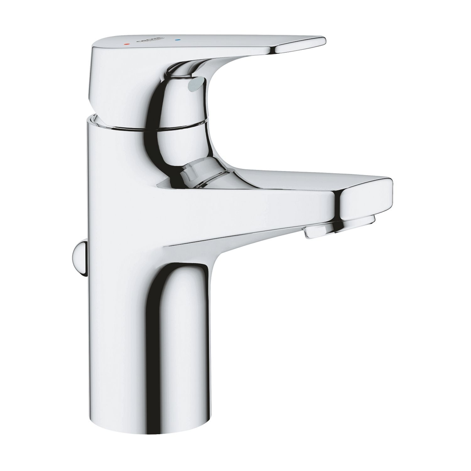 Grohe Wastafelkraan Start Flow 1-gats S-size 28 mm ES Cartouche met Waste Chroom