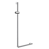 Smedbo Smedbo Douche Glijstang En Greep Living L-vorm Links 53x110 cm Gepolijst Chroom