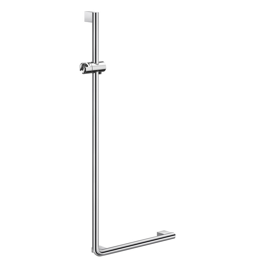 Smedbo Douche Glijstang En Greep Living L-vorm Links 53x110 cm Gepolijst Chroom