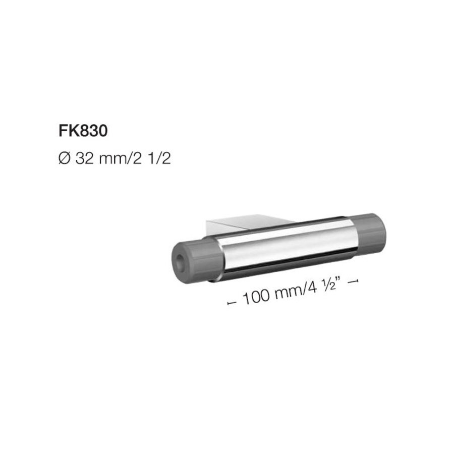 Smedbo Verbindingsstuk Greep Living T-vorm 10 cm Gepolijst Chroom