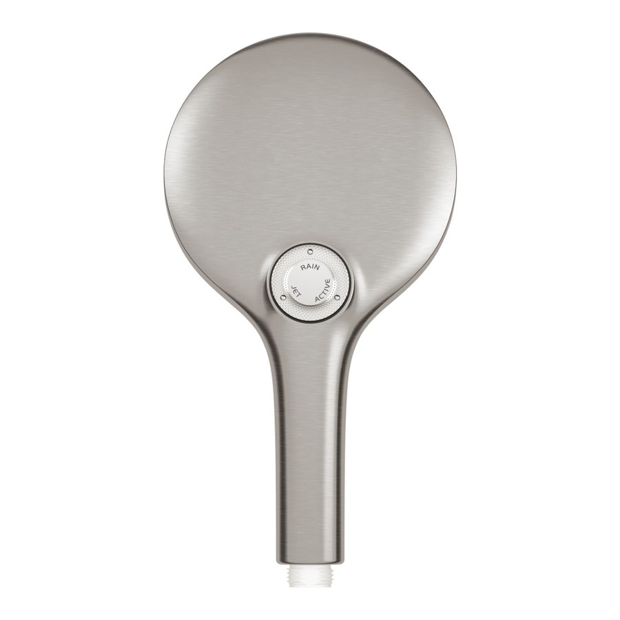 Handdouche Grohe Rainshower SmartActive 130 Rond 13cm Supersteel