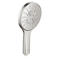 Handdouche Grohe Rainshower SmartActive 130 Rond 13cm Supersteel