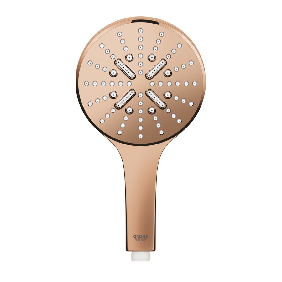 Handdouche Grohe Rainshower SmartActive 130 Rond 13cm Warm Sunset