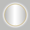 Badkamerspiegel Best Design Venetië Nancy LED Verlichting 120x120 cm Rond Mat Goud