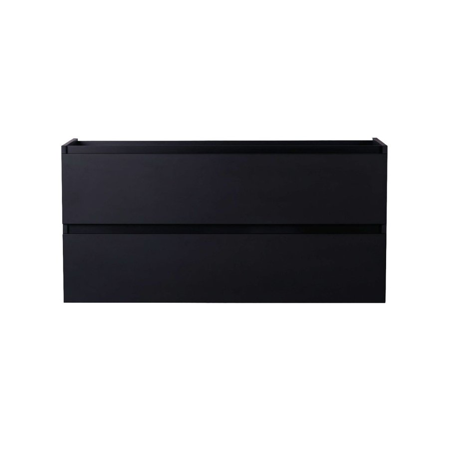 Wastafelmeubel Aqua Splash Maia Onderkast Zonder Topblad 100 cm Mat Zwart