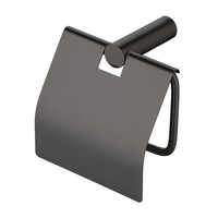 Toiletrolhouder Aqua Splash Iron Inclusief Klep Gunmetal