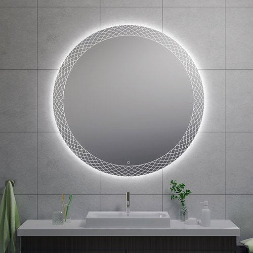 Badkamerspiegel Aqua Splash Madri Rond LED Verlichting Condensvrij 120 cm 