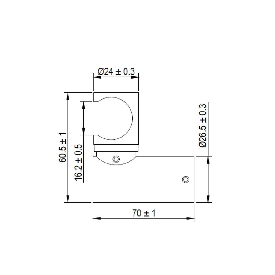 Handdouchehouder Brauer Gold Edition Wand Geborsteld Goud