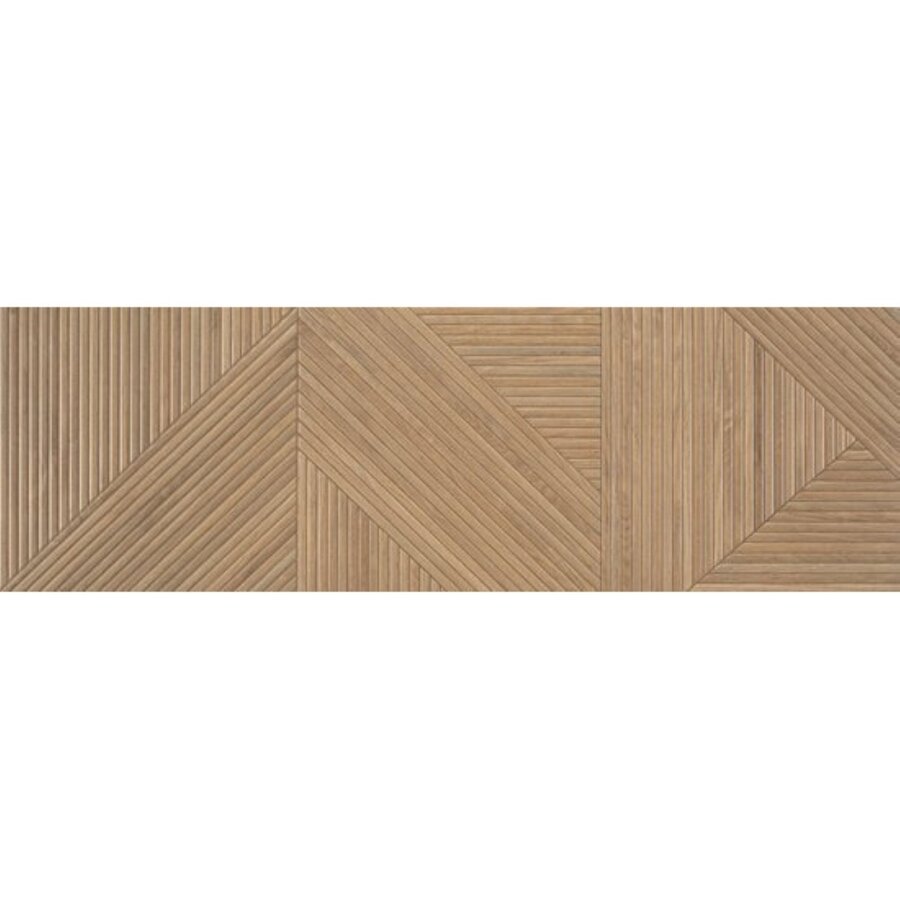 Wandtegel Colorker Tangram 31.6x100 cm Mat Walnut (prijs per m2)