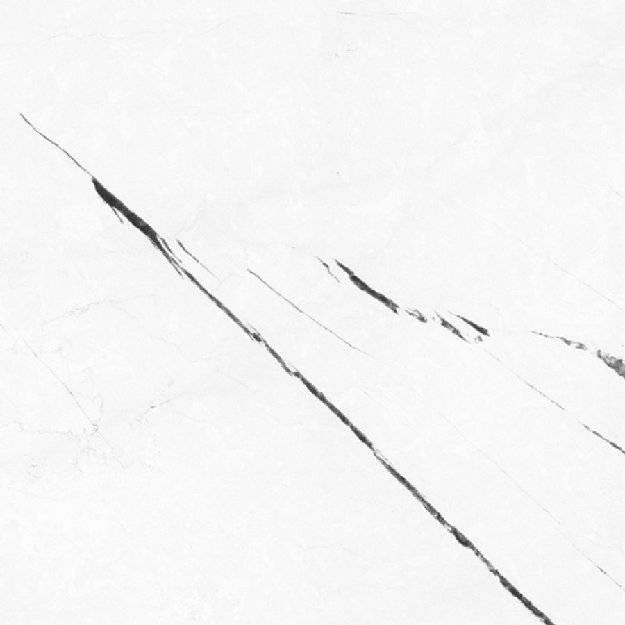 Vloertegel Mykonos Excelsior White 120x120cm Glans Marmerlook Wit (prijs per m2)