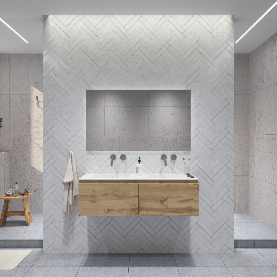 Badkamermeubel Gliss Eros 120 cm Met Wastafel (Verschillende Kleuren)