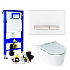 Geberit Geberit UP320 Toiletset set69 Geberit ONE Rimless Diepspoel Turboflush Wit met Sigma 50 drukplaat